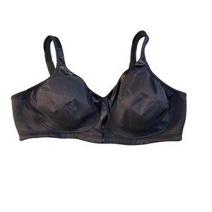 Playtex 44C Women's 18 Hour Silky Soft Smoothing Wireless Full T-Shirt Bra Gray